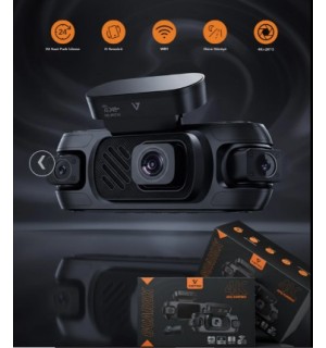 GUARDX 4 KAMERALI 4K UHD Wi-Fi AKILLI ARAÇ KAMERASI - 24 SAAT PARK İZLEME& 256GB DESTEK KOD: GUARDX