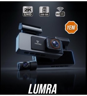 LUMRA 2K UHD Wi-Fi AKILLI ARAÇ KAMERASI -256 GB DESTEK 24 SAAT PARK İZLEME & DÖNGÜSEL KAYIT KOD: LUMRA