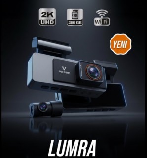 LUMRA 2K UHD Wi-Fi AKILLI ARAÇ KAMERASI -256 GB DESTEK 24 SAAT PARK İZLEME & DÖNGÜSEL KAYIT KOD: LUMRA