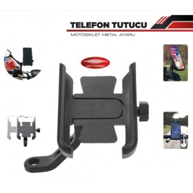 TELEFON TUTUCU MOTORSİKLET METAL AYARLI KOD:5901978