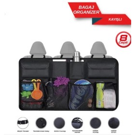 ORGANİZER BAGAJ DÜZENLEYİCİ KAYIŞLI 8 CEPLİ KOD:5902225